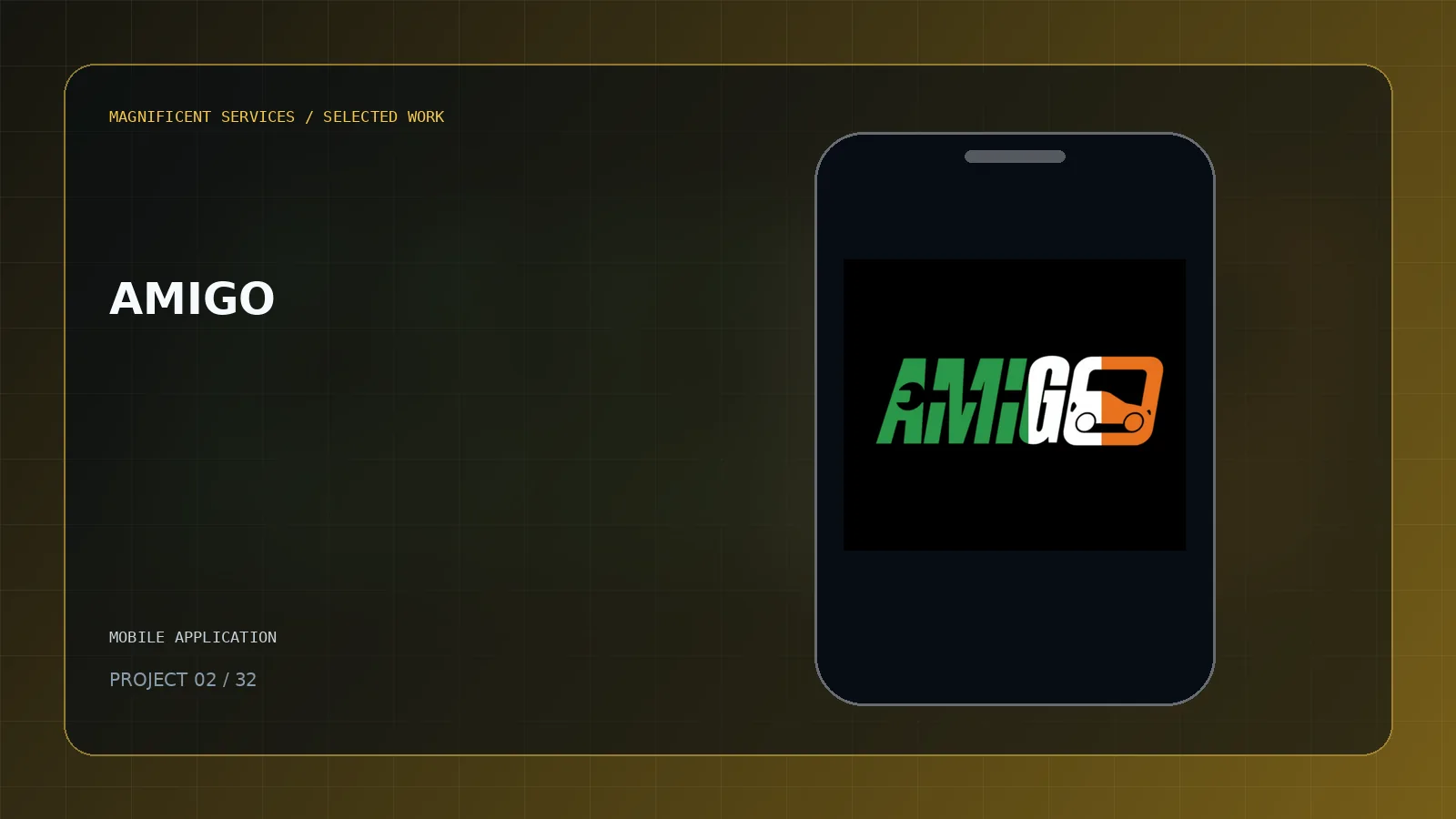 AMIGO project cover