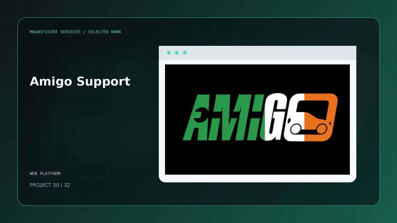Amigo Support project cover