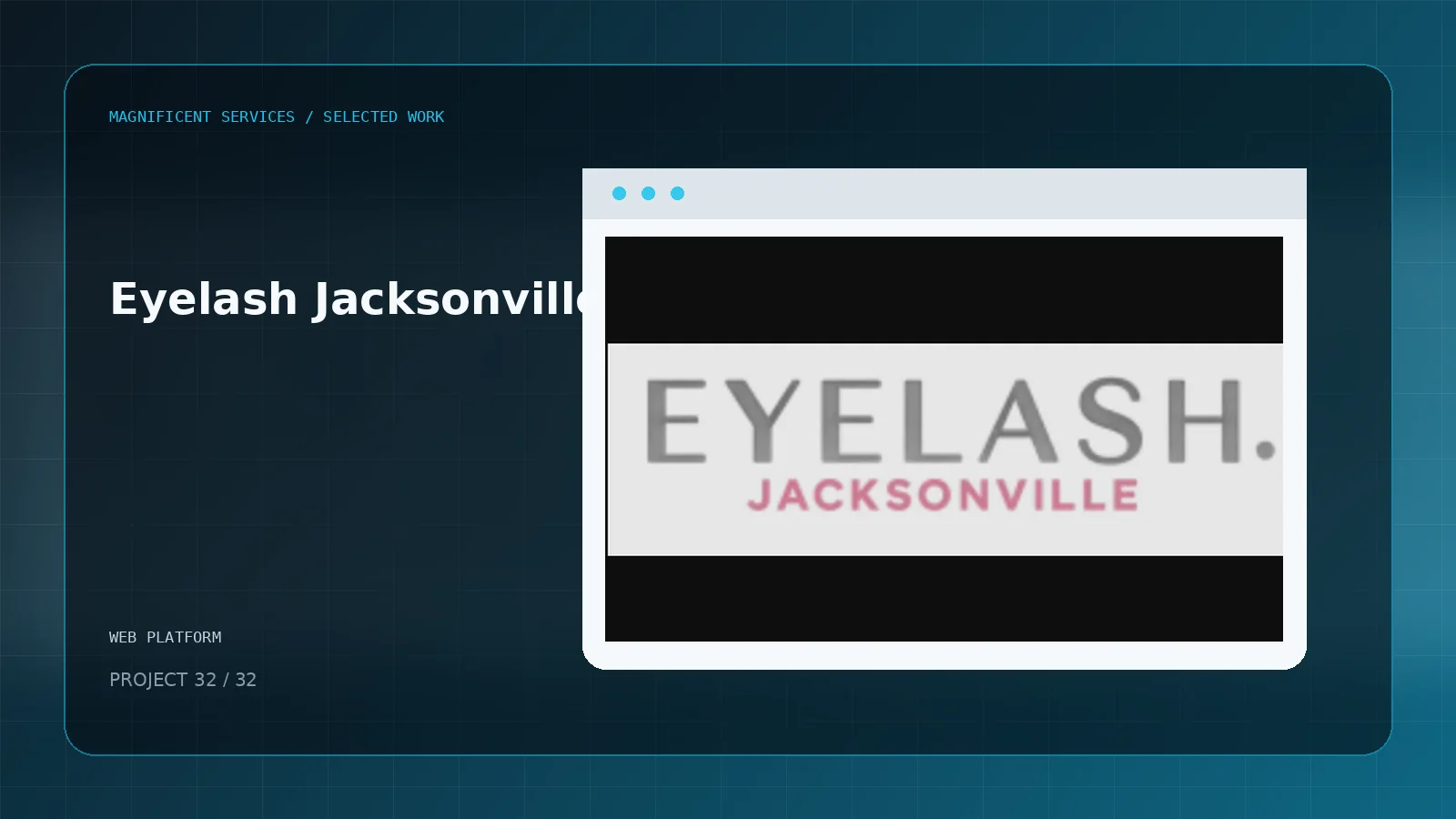 Eyelash Jacksonville project cover