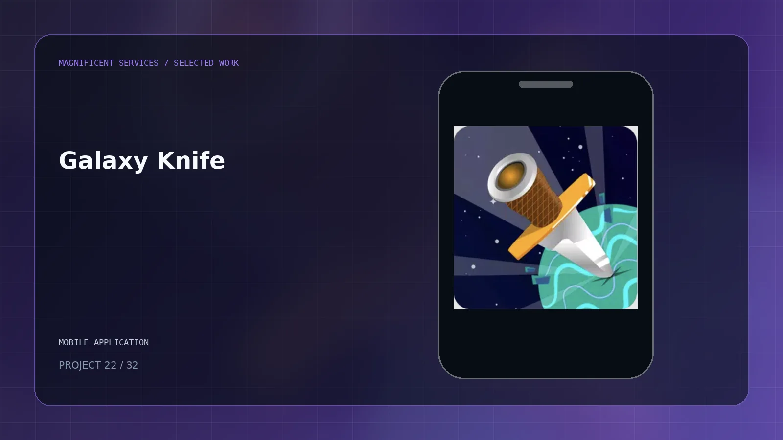 Galaxy Knife project cover