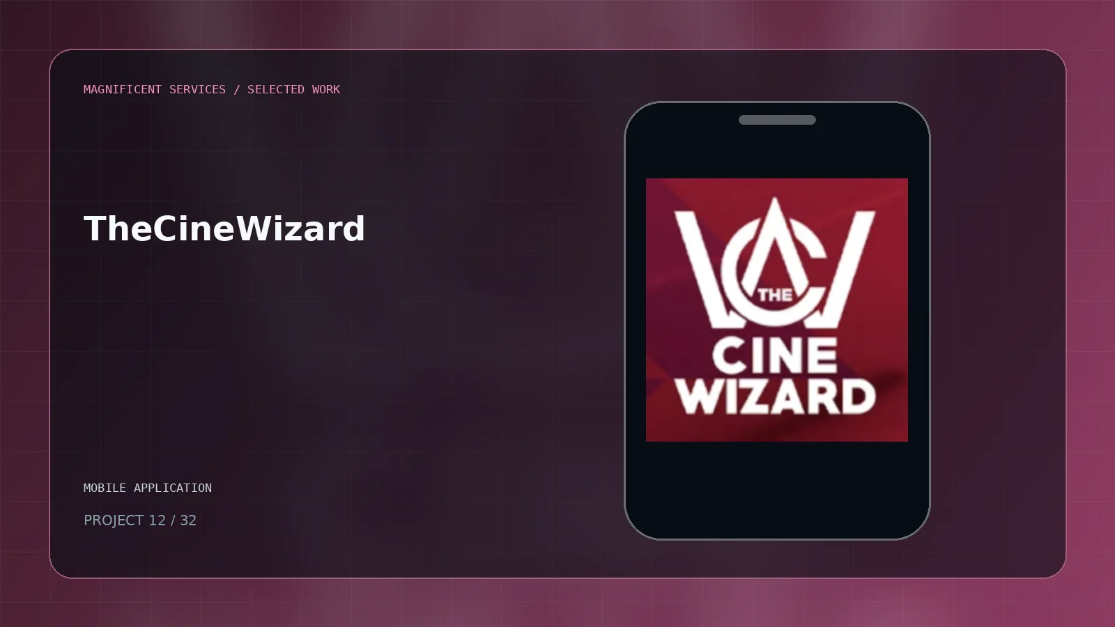 TheCineWizard project cover