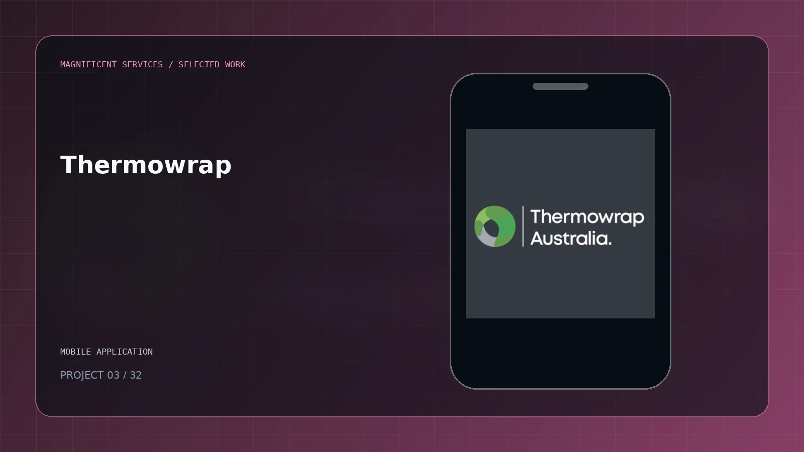 Thermowrap project cover