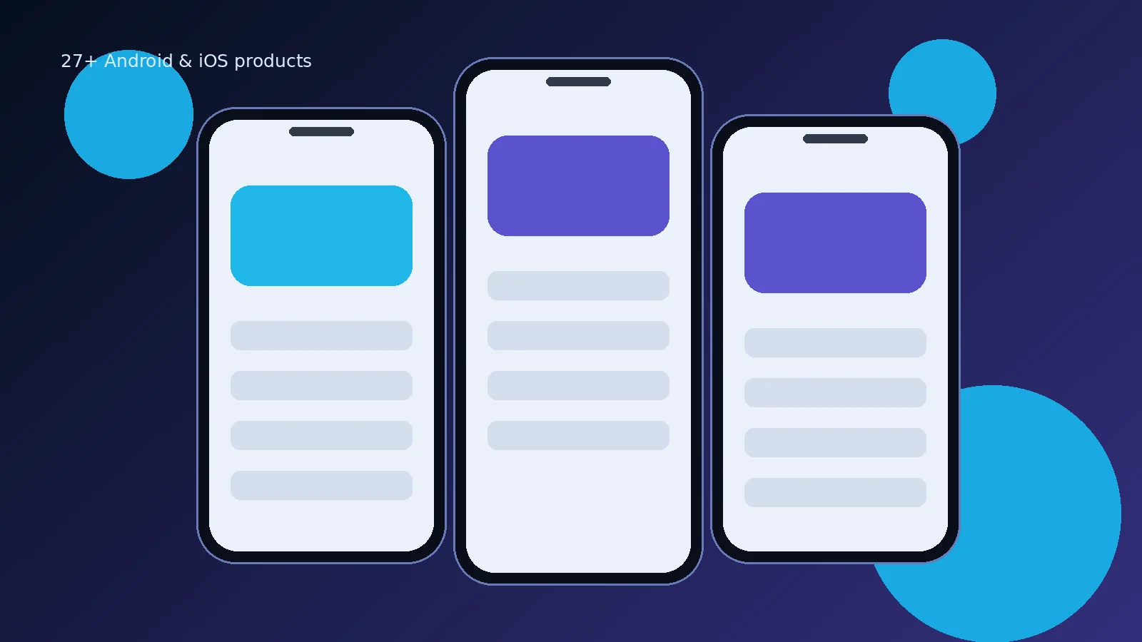 Mobile App Portfolio product interface
